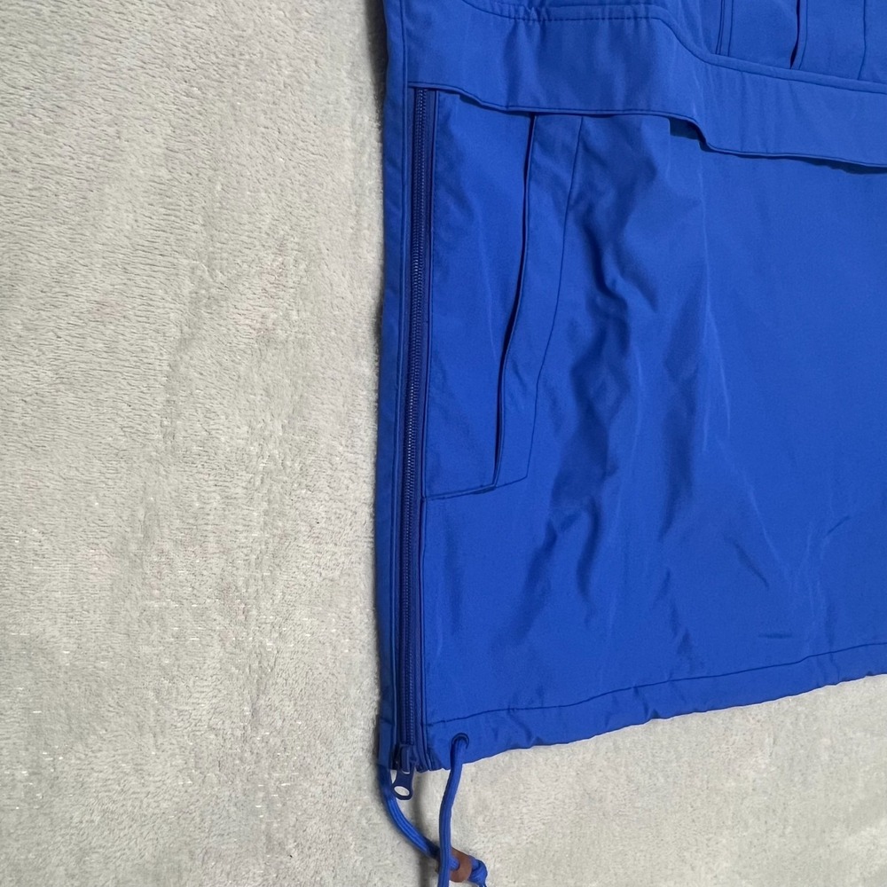 Alpine Design Anorak Pullover Jacket Mens L Blue Hooded Wind Water Resistant NWT - Picture 5 of 11